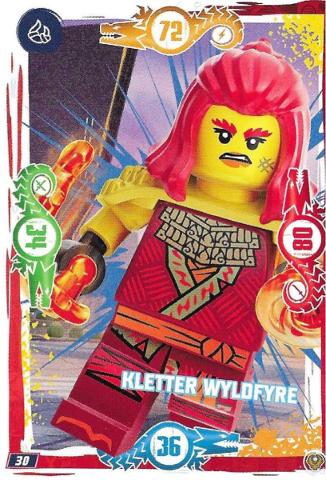 NINJAGO Trading Card Game (German) Series 9 (Next Level) - # 30 Kletter Wyldfyre