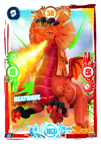 NINJAGO Trading Card Game (German) Series 9 (Next Level) - # 43 Heatwave