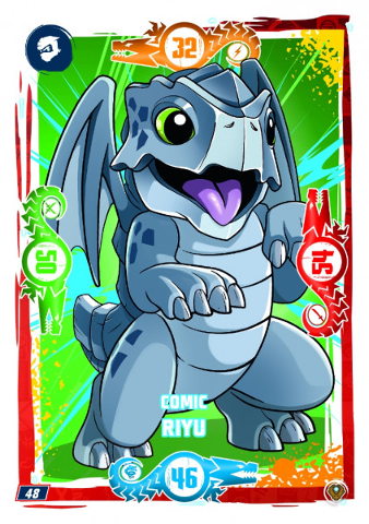 NINJAGO Trading Card Game (German) Series 9 (Next Level) - # 48 Comic Riyu