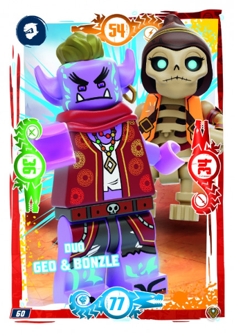 NINJAGO Trading Card Game (German) Series 9 (Next Level) - # 60 Geo & Bonzle