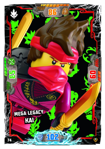 NINJAGO Trading Card Game (German) Series 9 (Next Level) - # 74 Mega Legacy Kai