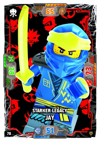 NINJAGO Trading Card Game (German) Series 9 (Next Level) - # 78 Starker Legacy Jay