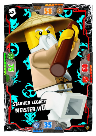 NINJAGO Trading Card Game (German) Series 9 (Next Level) - # 79 Starker Legacy Meister Wu