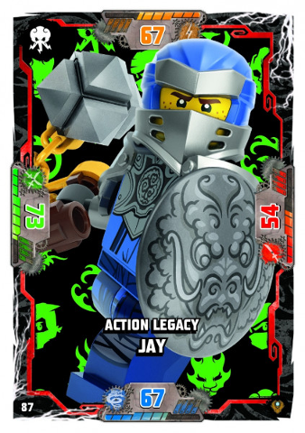 NINJAGO Trading Card Game (German) Series 9 (Next Level) - # 87 Action Legacy Jay
