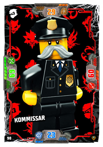 NINJAGO Trading Card Game (German) Series 9 (Next Level) - # 90 Kommissar