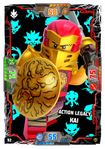 NINJAGO Trading Card Game (German) Series 9 (Next Level) - # 92 Action Legacy Kai