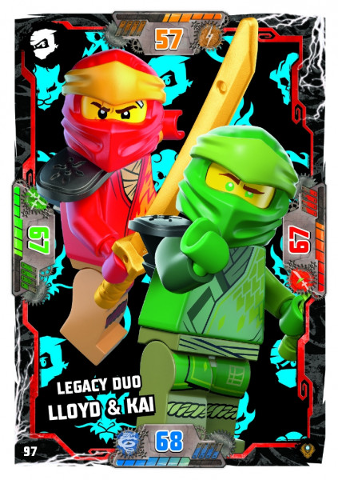 NINJAGO Trading Card Game (German) Series 9 (Next Level) - # 97 Legacy Duo Lloyd & Kai