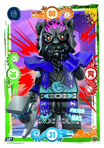 NINJAGO Trading Card Game (German) Series 9 (Next Level) - # 107 Fieser Ras