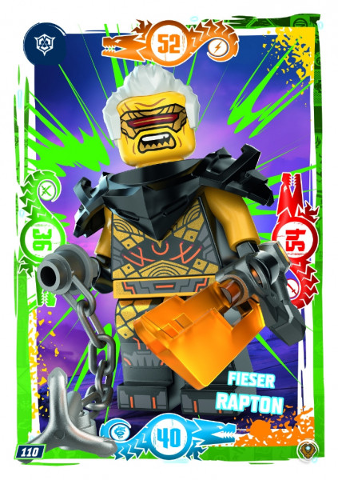 NINJAGO Trading Card Game (German) Series 9 (Next Level) - # 110 Fieser Rapton