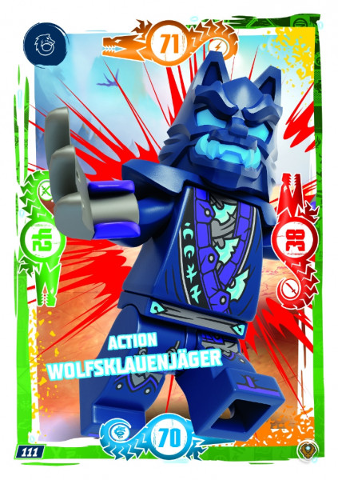 NINJAGO Trading Card Game (German) Series 9 (Next Level) - # 111 Action Wolfsklauenjäger