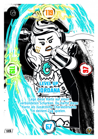 NINJAGO Trading Card Game (German) Series 9 (Next Level) - # 115 Level Up Jordana