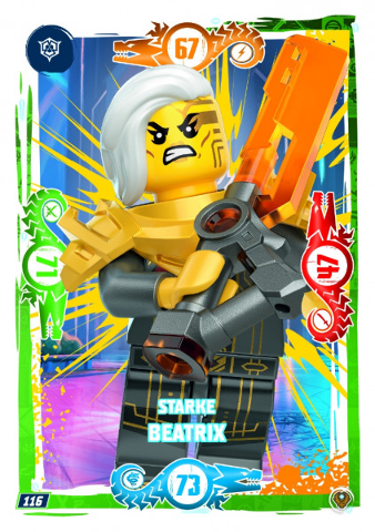NINJAGO Trading Card Game (German) Series 9 (Next Level) - # 116 Starke Beatrix