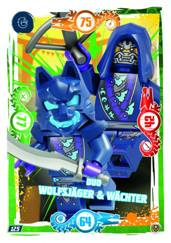 NINJAGO Trading Card Game (German) Series 9 (Next Level) - # 125 Duo Wolfsjäger & Wächter