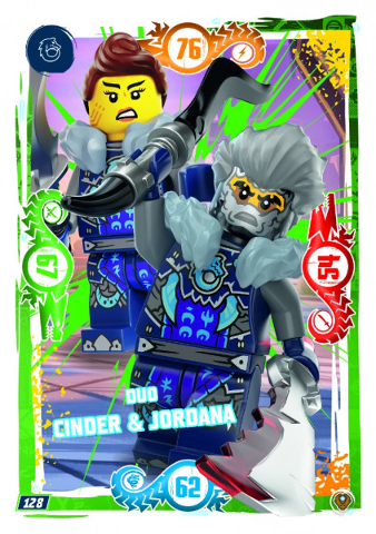 NINJAGO Trading Card Game (German) Series 9 (Next Level) - # 128 Duo Cinder & Jordana