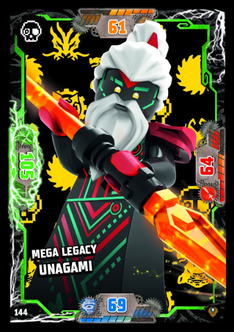 NINJAGO Trading Card Game (German) Series 9 (Next Level) - # 144 Mega Legacy Unagami