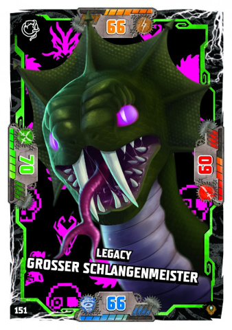NINJAGO Trading Card Game (German) Series 9 (Next Level) - # 151 Legacy Grosser Schlangenmeister