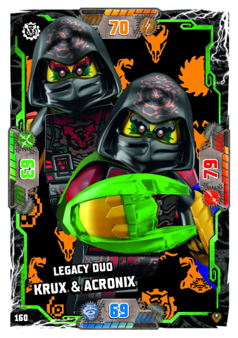 NINJAGO Trading Card Game (German) Series 9 (Next Level) - # 160 Legacy Duo Krux & Acronix