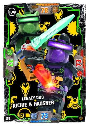 NINJAGO Trading Card Game (German) Series 9 (Next Level) - # 165 Legacy Duo Richie & Hausner