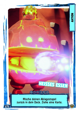 NINJAGO Trading Card Game (German) Series 9 (Next Level) - # 171 Heisses Essen