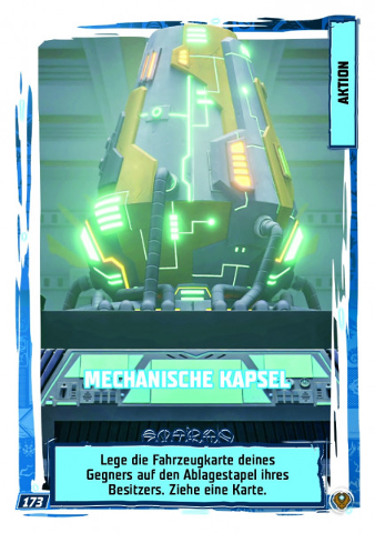 NINJAGO Trading Card Game (German) Series 9 (Next Level) - # 173 Mechanische Kapsel