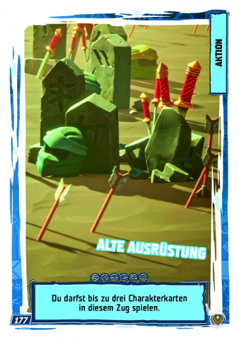 NINJAGO Trading Card Game (German) Series 9 (Next Level) - # 177 Alte Ausrüstung