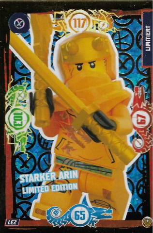 NINJAGO Trading Card Game (German) Series 9 (Next Level) - # LE2 Starker Arin Limited Edition