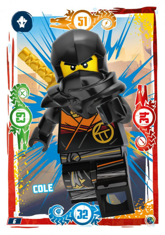 NINJAGO Trading Card Game (German) Series 9 - # 6 Cole