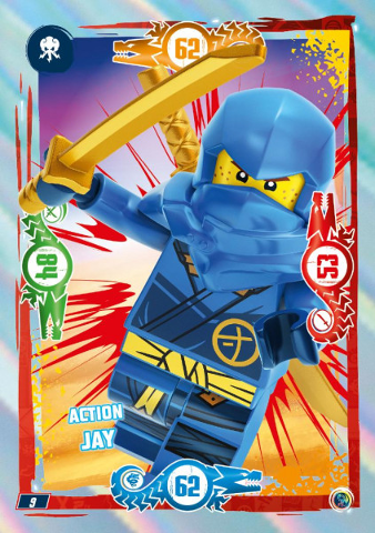 NINJAGO Trading Card Game (German) Series 9 - # 9 Action Jay