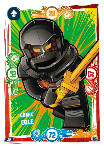 NINJAGO Trading Card Game (German) Series 9 - # 15 Comic Cole