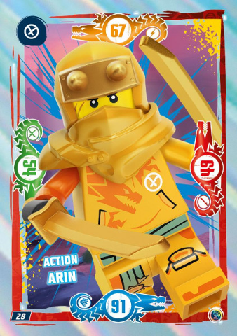 NINJAGO Trading Card Game (German) Series 9 - # 28 Action Arin