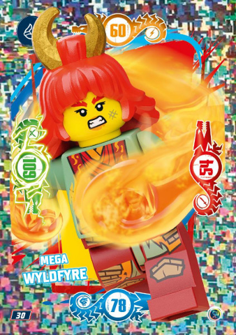 NINJAGO Trading Card Game (German) Series 9 - # 30 Mega Wyldfyre