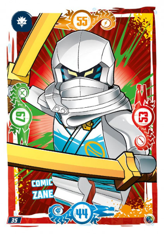 NINJAGO Trading Card Game (German) Series 9 - # 35 Comic Zane