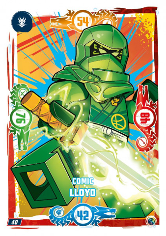 NINJAGO Trading Card Game (German) Series 9 - # 40 Comic Lloyd