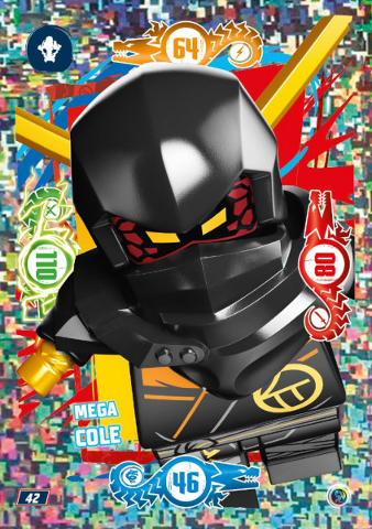 NINJAGO Trading Card Game (German) Series 9 - # 42 Mega Cole