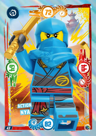 NINJAGO Trading Card Game (German) Series 9 - # 43 Action Nya
