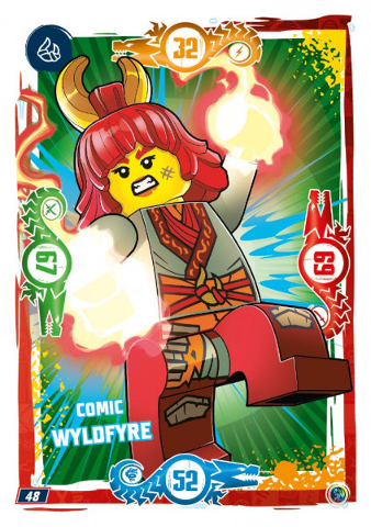 NINJAGO Trading Card Game (German) Series 9 - # 48 Comic Wyldfyre