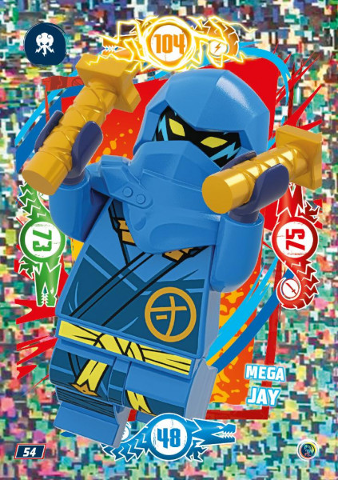 NINJAGO Trading Card Game (German) Series 9 - # 54 Mega Jay