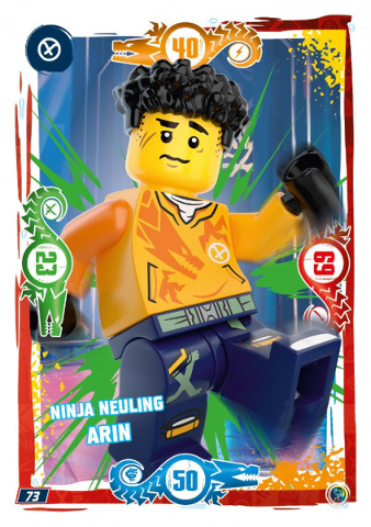 NINJAGO Trading Card Game (German) Series 9 - # 73 Ninja Neuling Arin