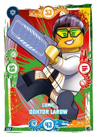NINJAGO Trading Card Game (German) Series 9 - # 112 Comic Doktor Larow