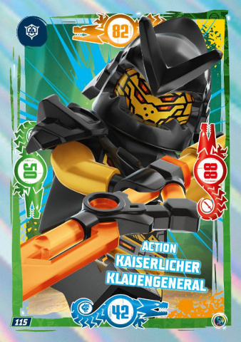 NINJAGO Trading Card Game (German) Series 9 - # 115 Action Kaiserlicher Klauengeneral
