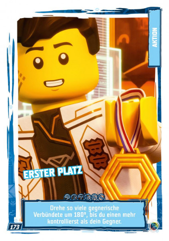 NINJAGO Trading Card Game (German) Series 9 - # 173 Erster Platz