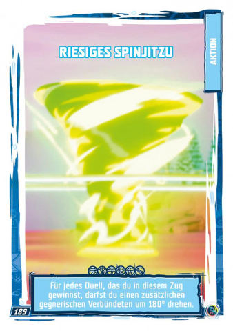 NINJAGO Trading Card Game (German) Series 9 - # 189 Riesiges Spinjitzu