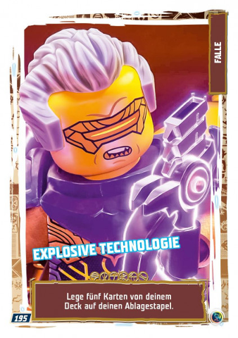 NINJAGO Trading Card Game (German) Series 9 - # 195 Explosive Technologie