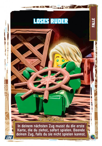NINJAGO Trading Card Game (German) Series 9 - # 196 Loses Ruder