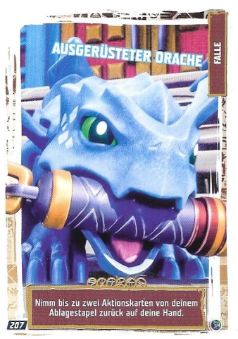 NINJAGO Trading Card Game (German) Series 9 - # 207 Ausgerüsteter Drache