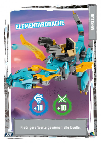 NINJAGO Trading Card Game (German) Series 9 - # 223 Elementardrache