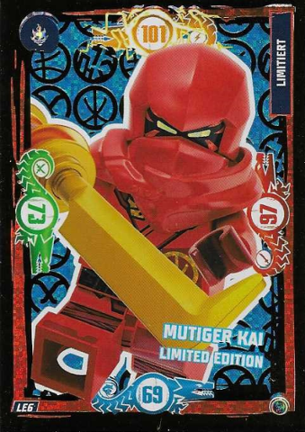 NINJAGO Trading Card Game (German) Series 9 - # LE6 Mutiger Kai Limited Edition