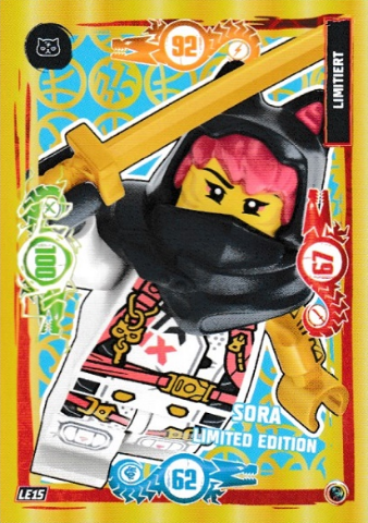 NINJAGO Trading Card Game (German) Series 9 - # LE15 Sora Limited Edition