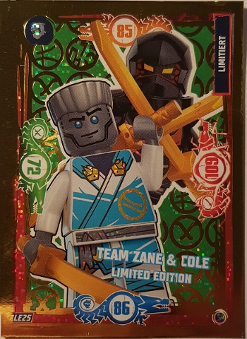 NINJAGO Trading Card Game (German) Series 9 - # LE25 Team Zane & Cole Limited Edition