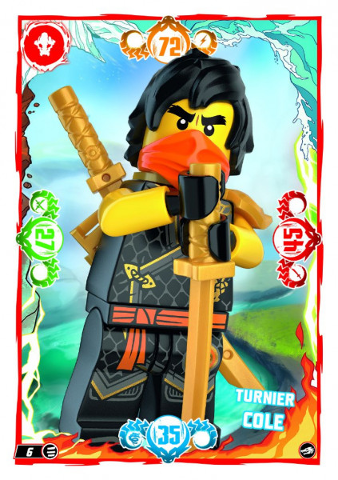 NINJAGO Trading Card Game (German) Series 10 - # 6 Turnier Cole